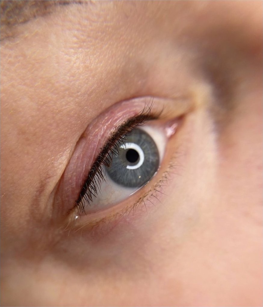 Permanent eyeliner by Saida, subtle lash line enhancement in Birmingham
